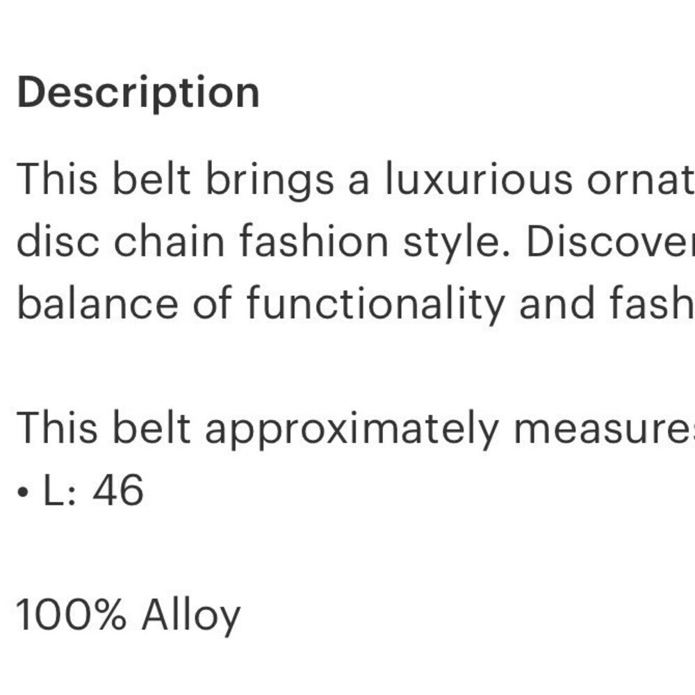 Cowgirl Western Concho Boho Chain Belt Silver Oval Disc Adjustable Hippie Gypsy - Picture 10 of 11
